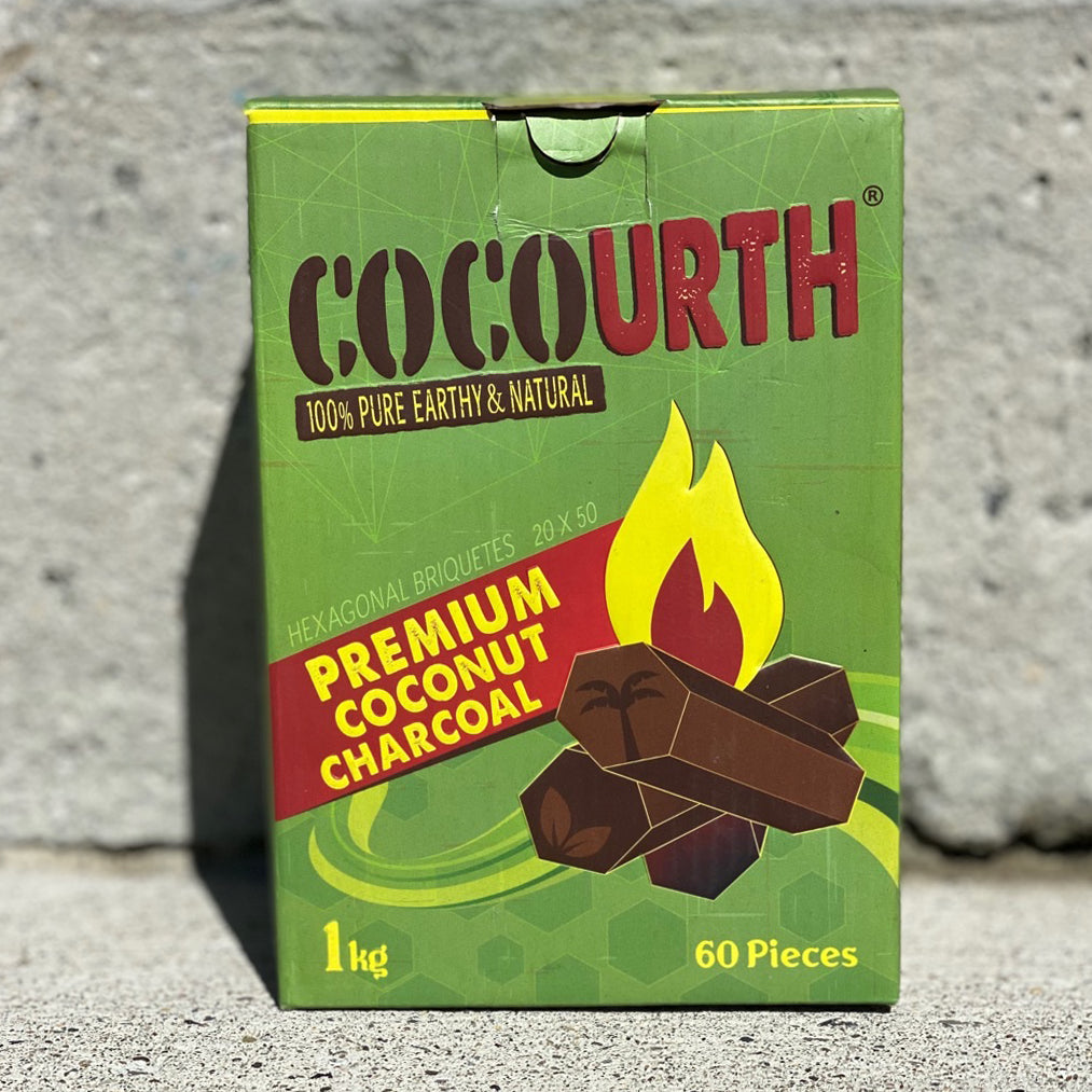 Cocourth Hex Coals Box of 60 Pieces