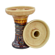 Retro Harmony Hookah Bowl by Hookah John - Sunburst Glaze